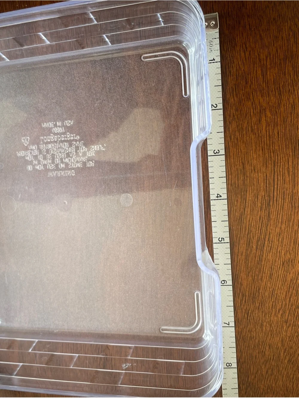 Longaberger Clear Small Square Container